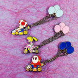 Toad Balloon Battle Mode Pin with Chain