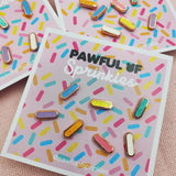 Pastel Rainbow Sprinkles Enamel Mini Pin Set