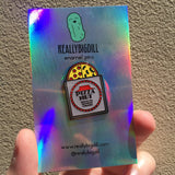 Rehydrated Pizza Hut Pizza Back To The Future Hard Enamel Pin